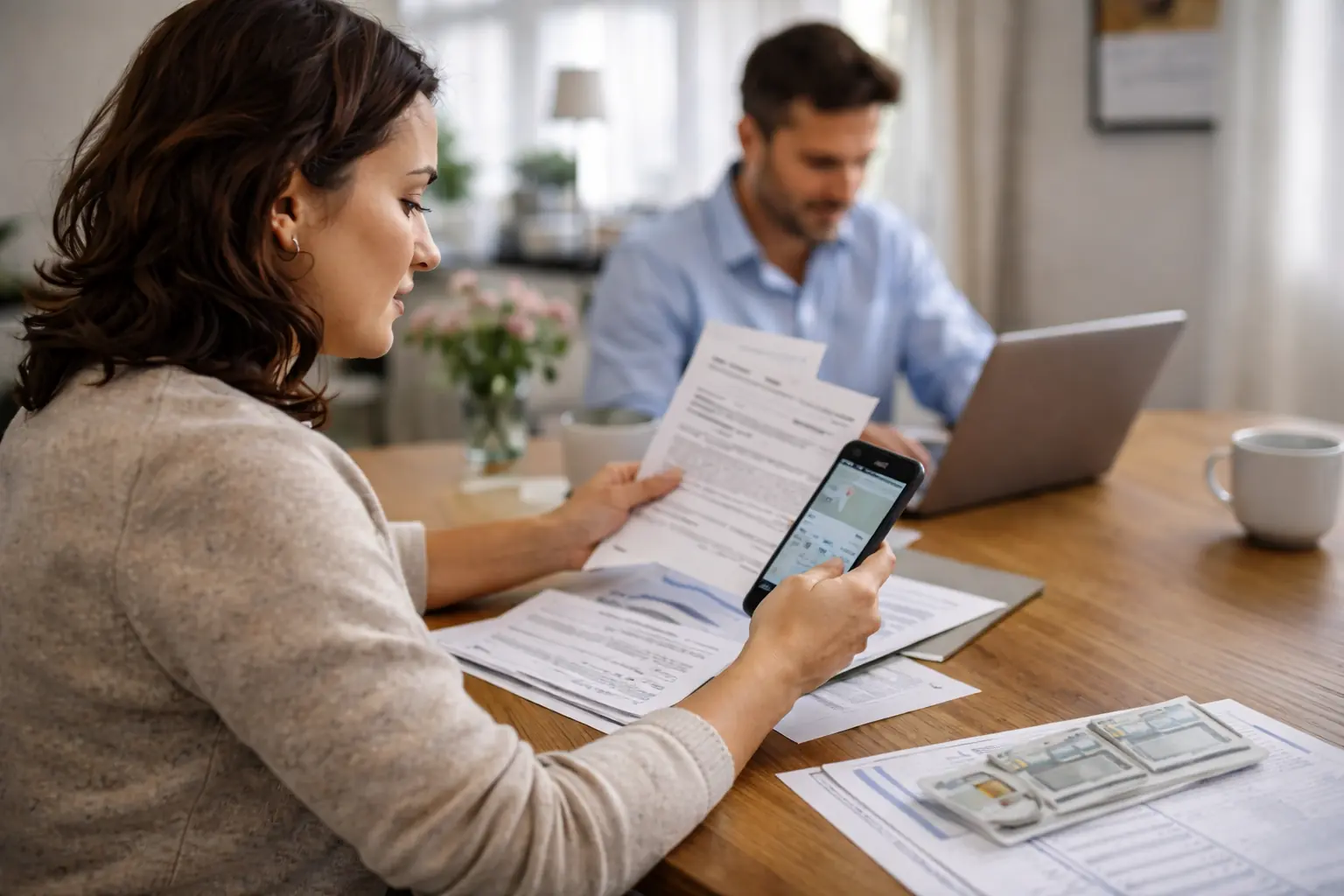dual income cash flow timing risk